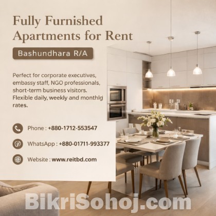 Premium 2-BR Serviced Apartment | Bashundhara R/A